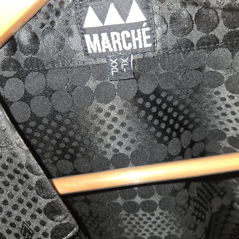 Marche Rue Dix Gamble Noir Satin Jacquard Shirt/Pants - Picture 13 of 15